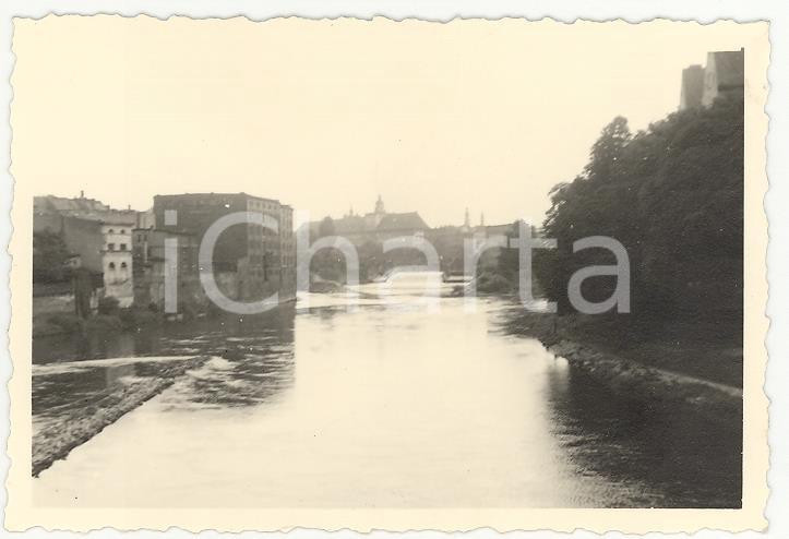 Fotografia d epoca originale 1941 WW2 BRESLAU Scorcio panoramico PHOTO cm 9 x 6 1