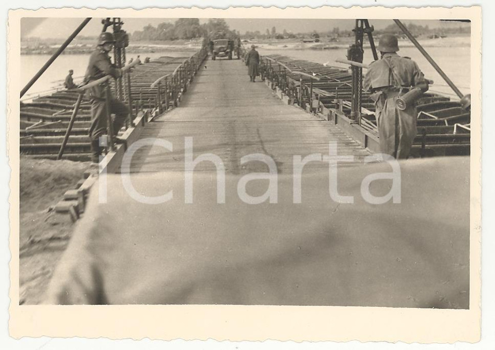 Fotografia d epoca originale 1940ca WW2  BIELORUSSIA Avanzata dell esercito tedesco PHOTO cm 12 X 8,5 1