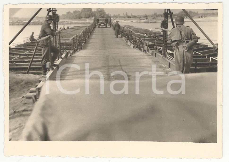 Fotografia d epoca originale 1940ca WW2  BIELORUSSIA Avanzata dell esercito tedesco PHOTO cm 12 X 8,5 1