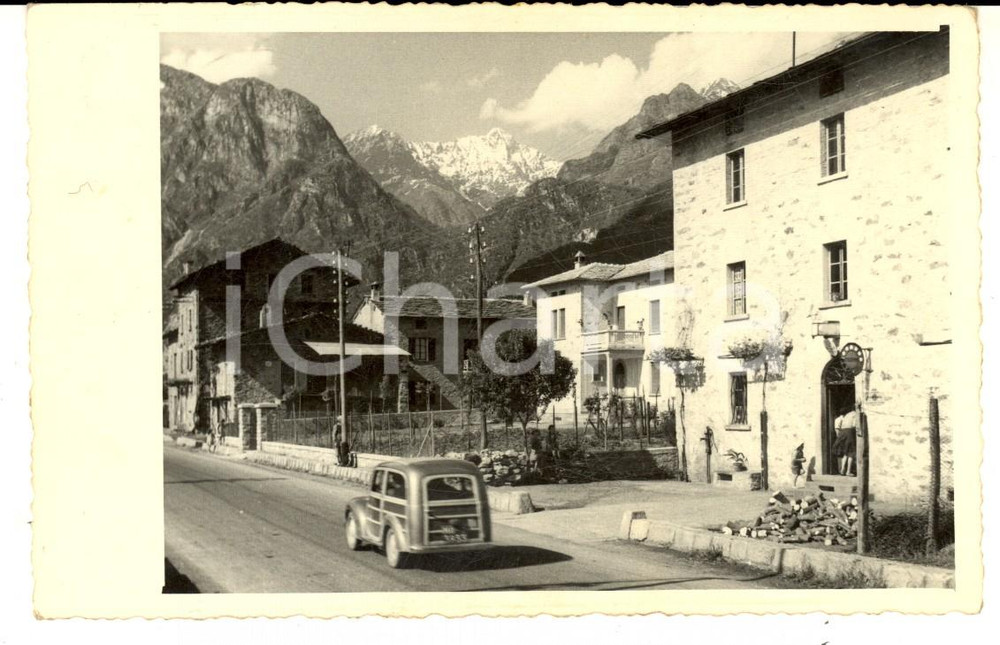 Cartolina originale da collezione 1952 VERCEIA SO Veduta panoramica del paese Cartolina postale VINTAGE FP VG 1