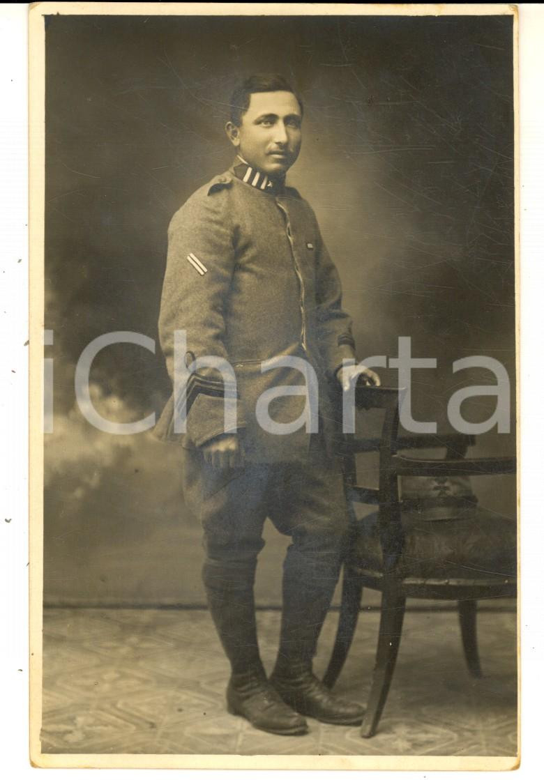 Fotografia d epoca originale 1918 WW1 REGIO ESERCITO Ritratto ufficiale Attilio PATUZZO di BOVOLONE  Foto 1