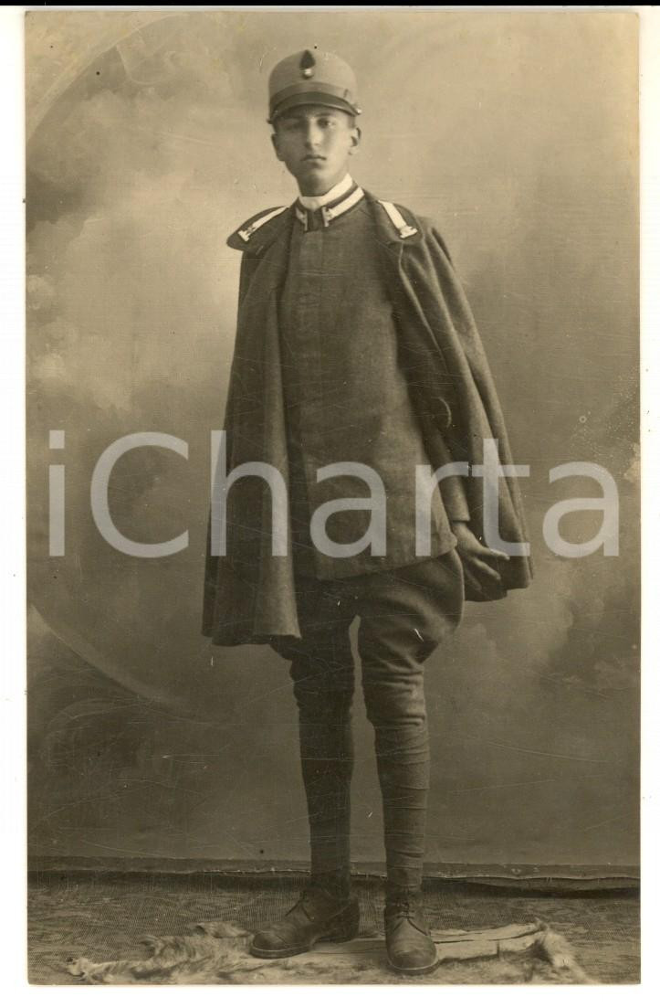 Fotografia d epoca originale 1918 WW1 REGIO ESERCITO Ufficiale 2Â° Reggimento Cavalleria Foto cartolina 1