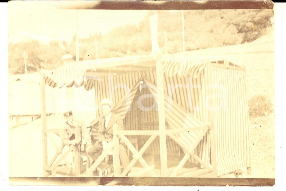 Fotografia d epoca originale 1918 PORTO MAURIZIO Ritratto del tenente aviatore Aldo LOMBARDI Foto 13x9 cm 1