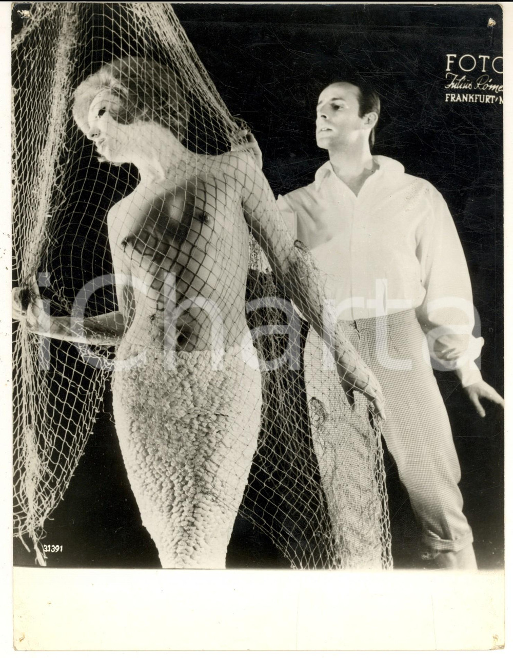 1970 ca FRANKFURT EROTIC CABARET Ludmilla & Georges Danse érotique - Photo 18x24