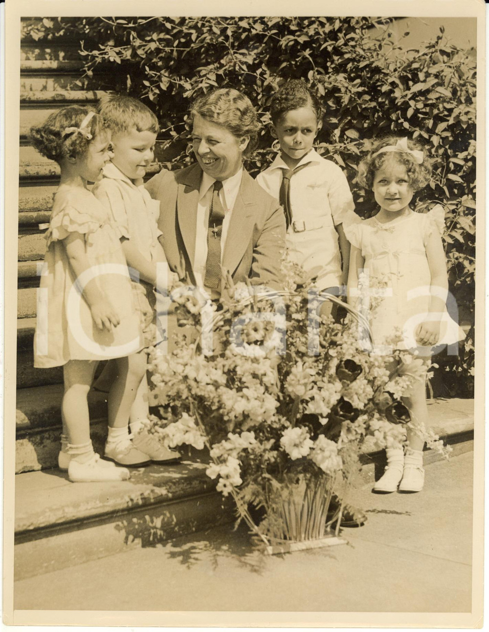 Fotografia d epoca originale 1936 WASHINGTON Whtie House  Child Health Day Committee  Eleanor ROOSEVELT 1