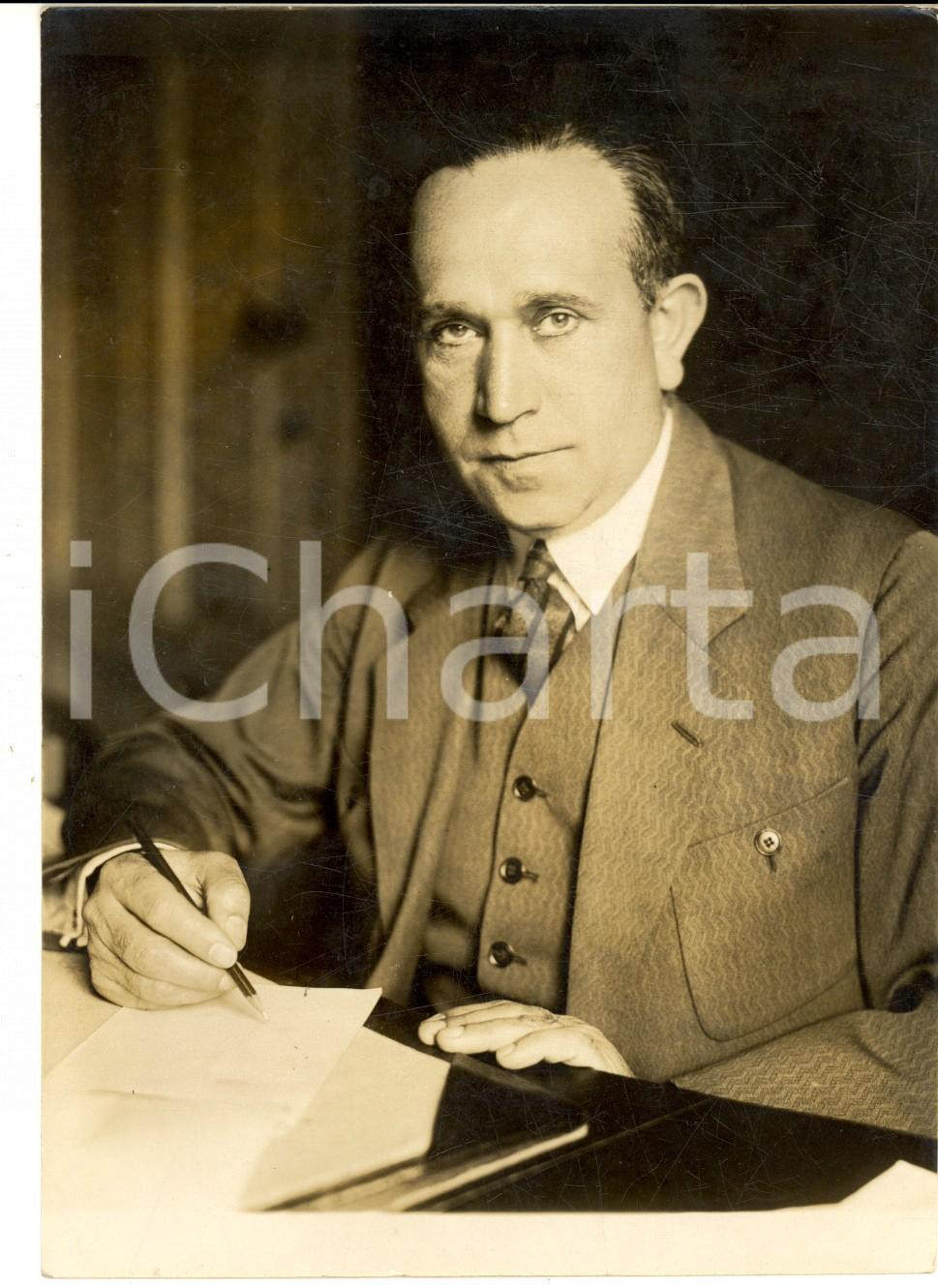 Fotografia d epoca originale 1940 ca BERLIN Georg MULLER Professor Garagenbau an Technischen Hochschule 1