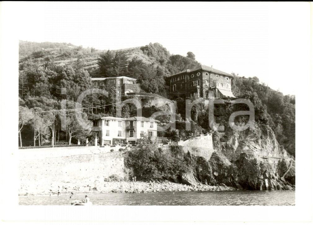 Fotografia d epoca originale 1970 LEVANTO SP Veduta panoramica dal mare  Foto VINTAGE 13x9 cm 1
