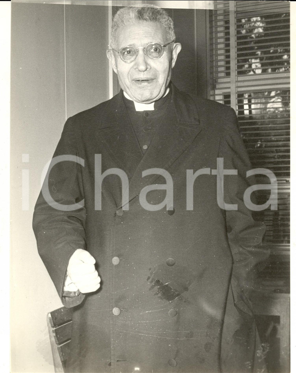 Fotografia d epoca originale 1959 ROMA Ritratto del card. Domenico TARDINI  Fotografia 19x24 cm 1