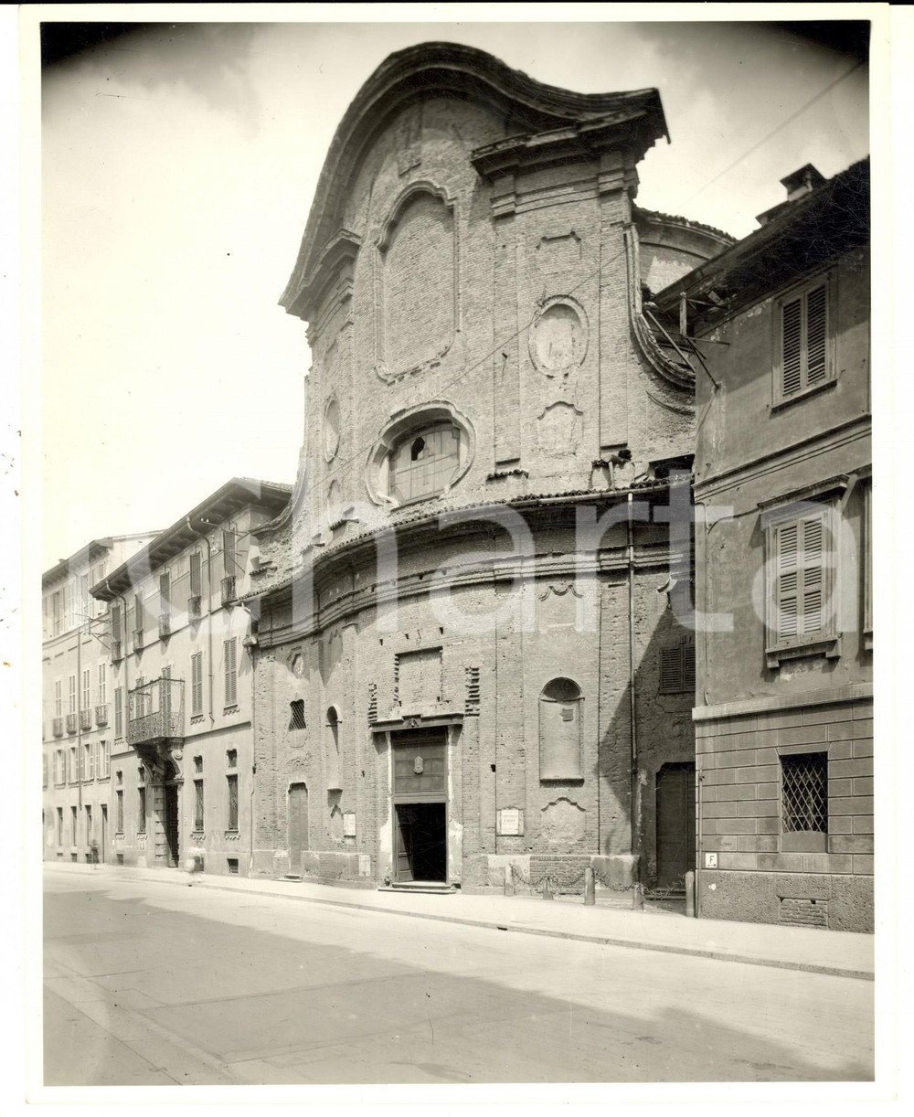 Fotografia d epoca originale 1960 ca MILANO Chiesa di Santa Maria dei Crociferi  Facciata  Foto 18x24 cm 1