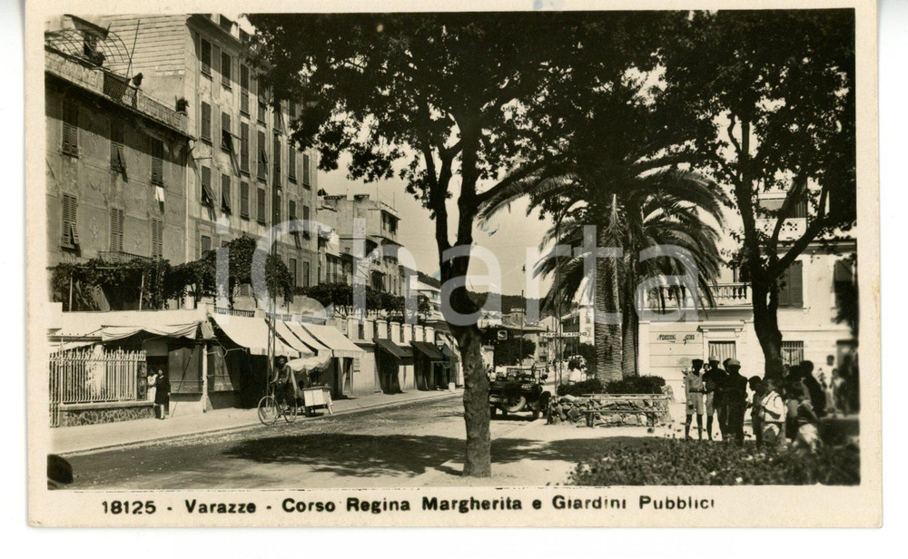 Cartolina originale da collezione 1948 VARAZZE SV Corso REGINA MARGHERITA  Scorcio caratteristico Cartolina FP 1