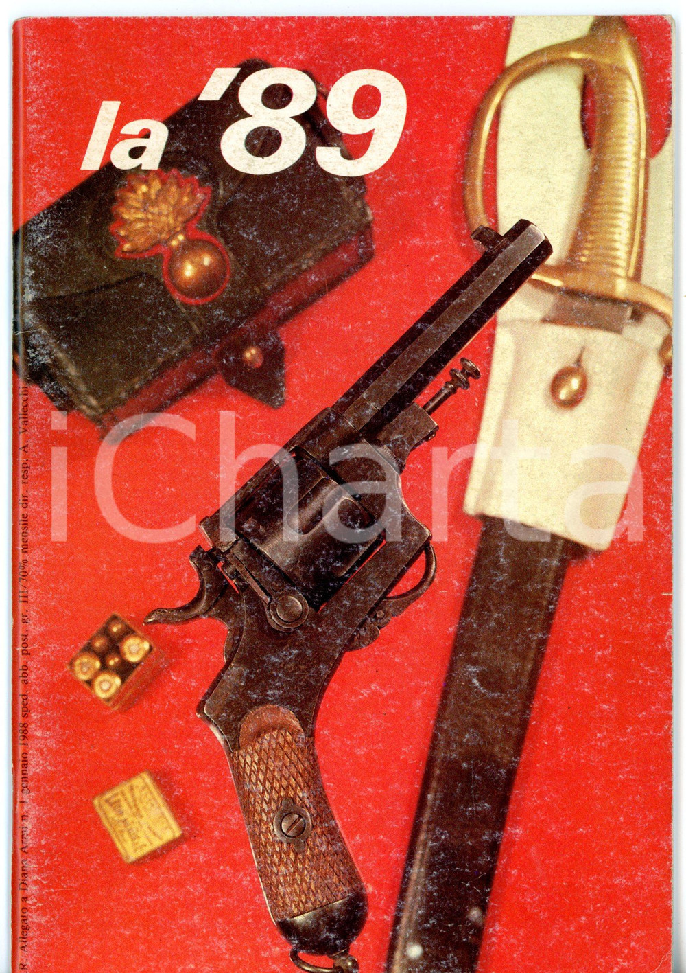 Libro, pubblicazione d epoca 1988 Luciano SALVATICI La  89  Inserto rivista DIANA ARMI  nÂ° 1 1