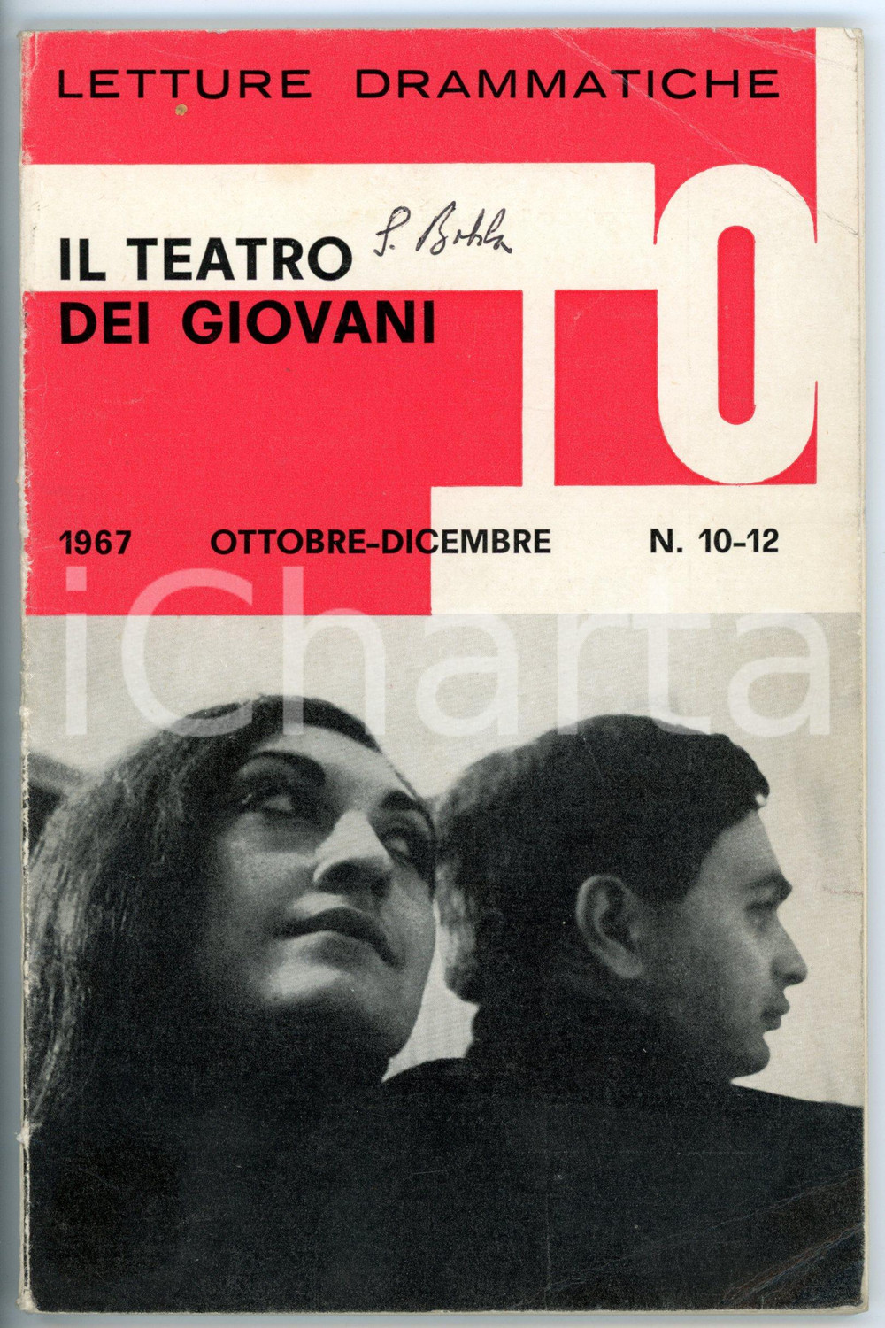 Giornale, rivista storica 1967 LETTURE DRAMMATICHE Antonio DE MARIA Io sono l investigatore Rivista 1012 1