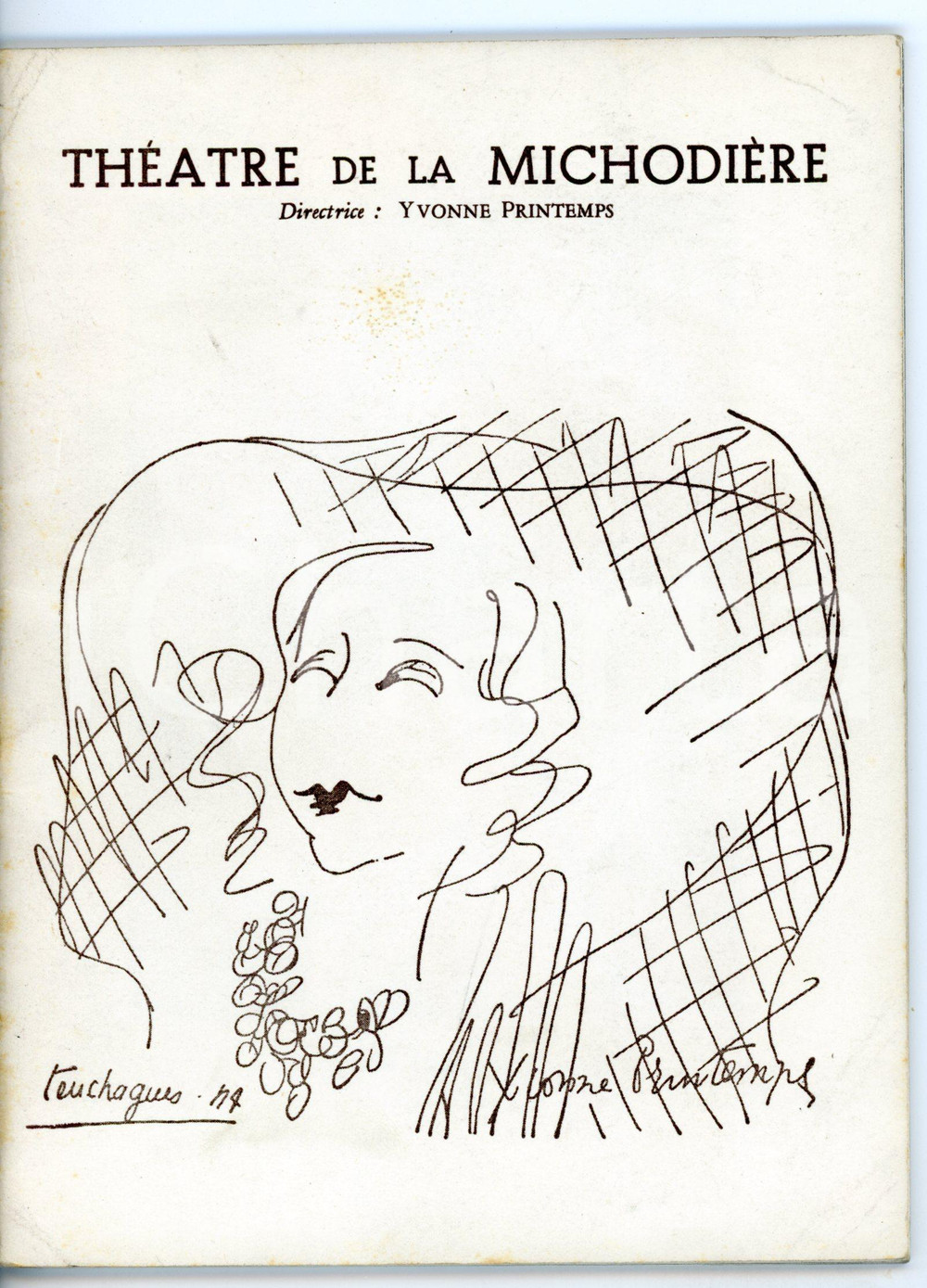 Libro, pubblicazione d epoca 1964 THEATRE DE LA MICHODIERE La preuve par quatre Pubblicazione ILLUSTRATA 1
