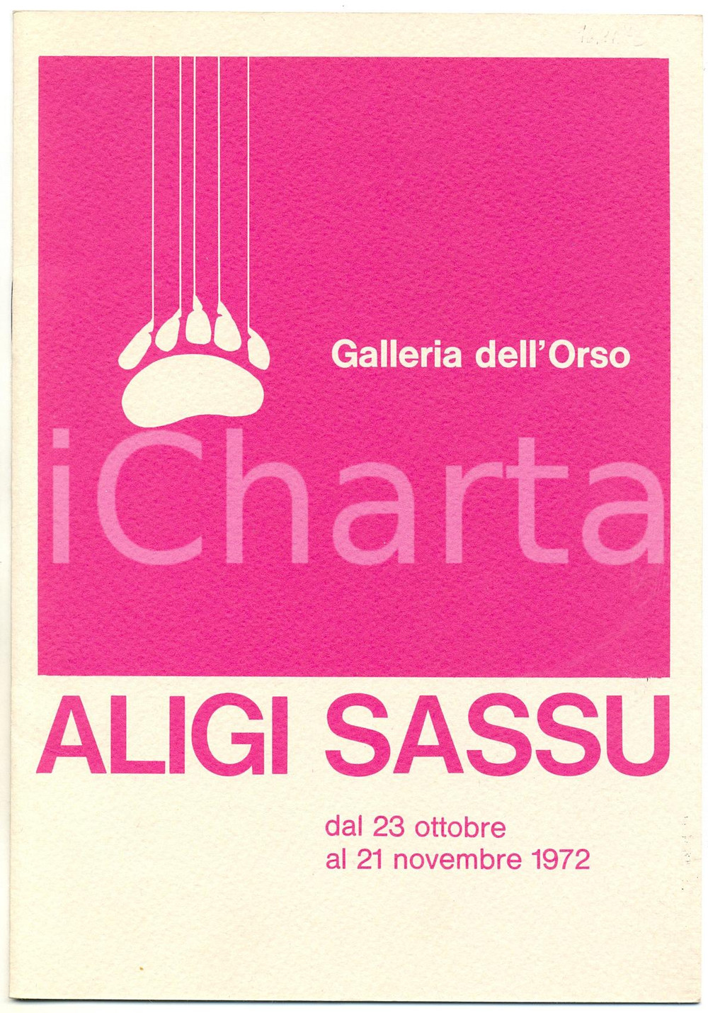 Libro, pubblicazione d epoca 1972 Aligi SASSU I caffÃ¨  Opere dal 1932 al 1972 Catalogo della mostra 1