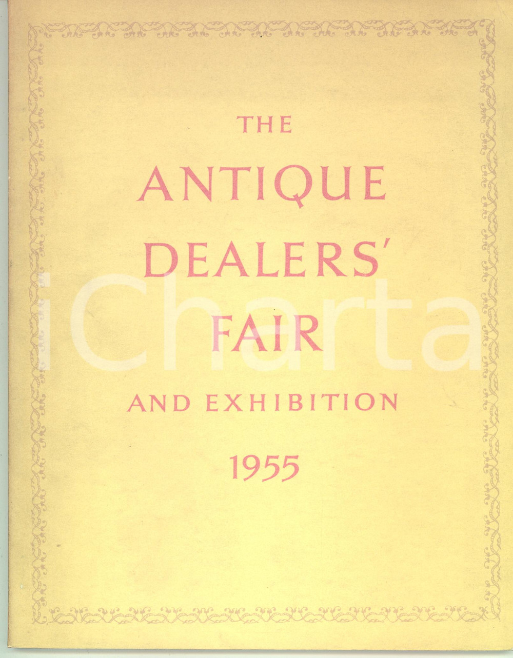 Libro, pubblicazione d epoca 1955 LONDON The Antique Dealers  Fair  ILLUSTRATED Catalogue 107 pp. 1