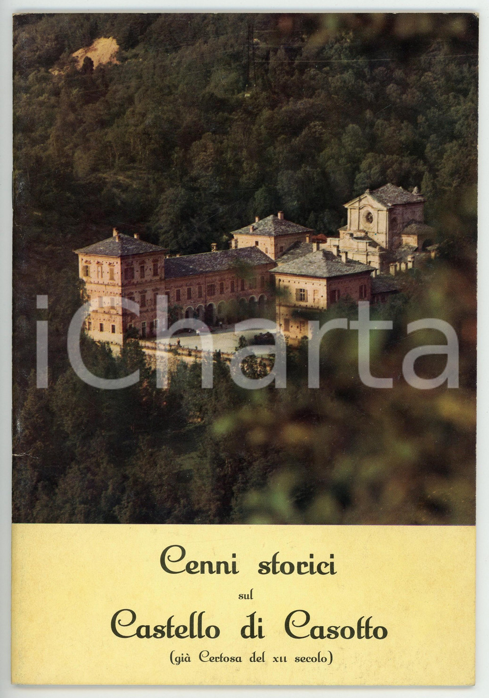 Libro, pubblicazione d epoca 1970 ca Laura BALDRACCO OCHNER Cenni storici sul Castello di Casotto 1