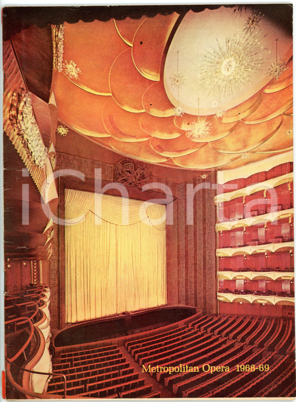 Giornale, rivista storica 1968 NEW YORK METROPOLITAN OPERA Der Rosenkavalier  Programma  60 pp. 1