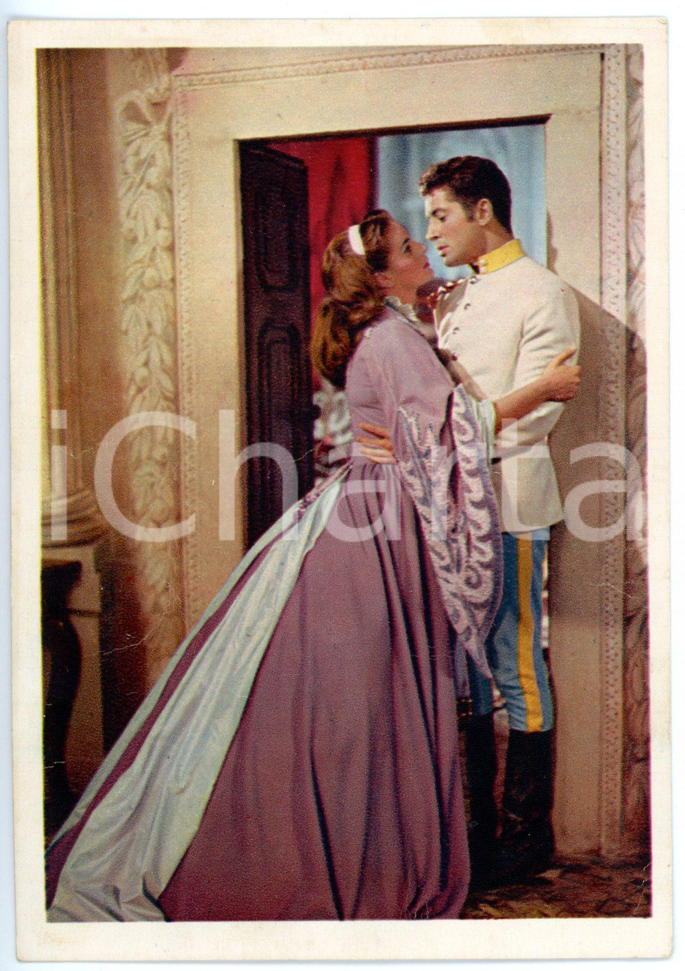 Materiale pubblicitario d’epoca 1955 CINEMA Senso  Alida VALLI e Farley GRANGER sul set Regia L. VISCONTI 1