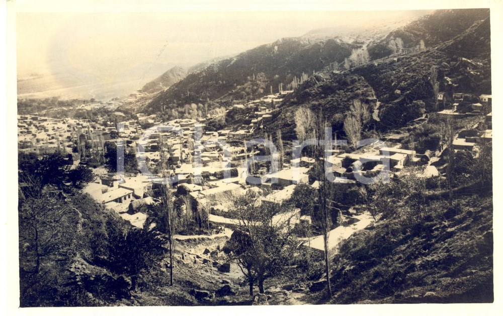 Fotografia d epoca originale 1930 ca DAGHESTAN URSS Veduta del villaggio di TARKI  Foto 17x11 cm 1