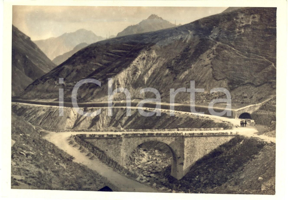 1930 ca GEORGIA (URSS) Strada militare - Ponte KULAGIN - Foto 17x11 cm