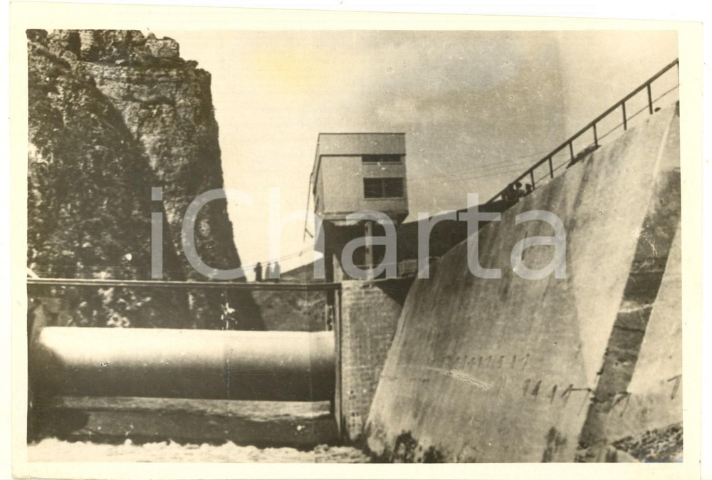 Fotografia d epoca originale 1932 ARMENIA URSS Nuova centrale idroelettrica di DZOR Foto 17x11 cm 1