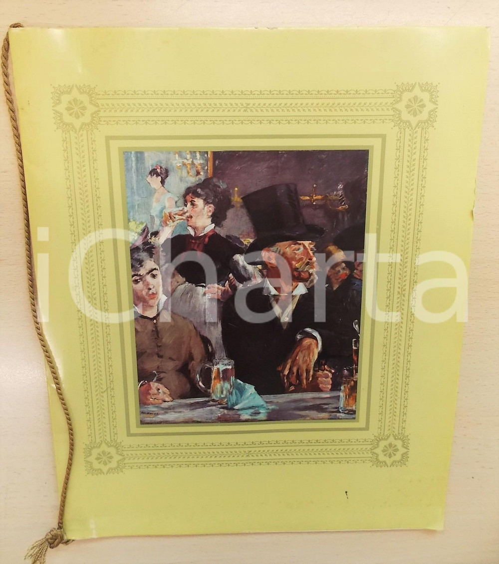 Oggetto da collezione cartaceo 1970 ca TORINO  L CAVAL  D BRONS Birreria ristorante  Menu 1