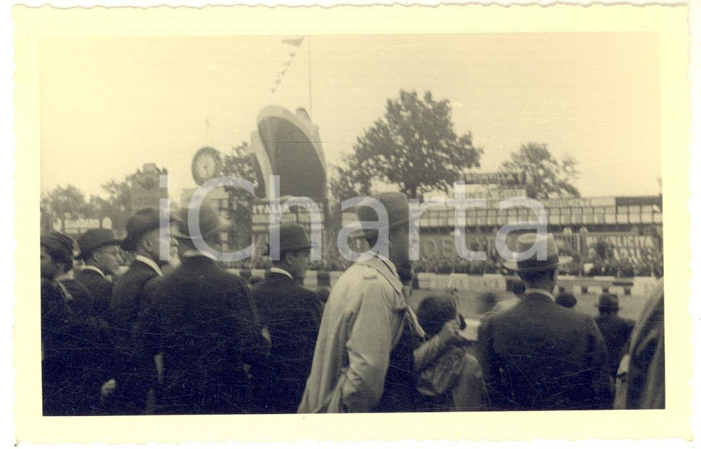 1933 AUTOMOBILISMO MONZA GP d'Italia - Pubblico durante la gara - Foto 14x9 cm