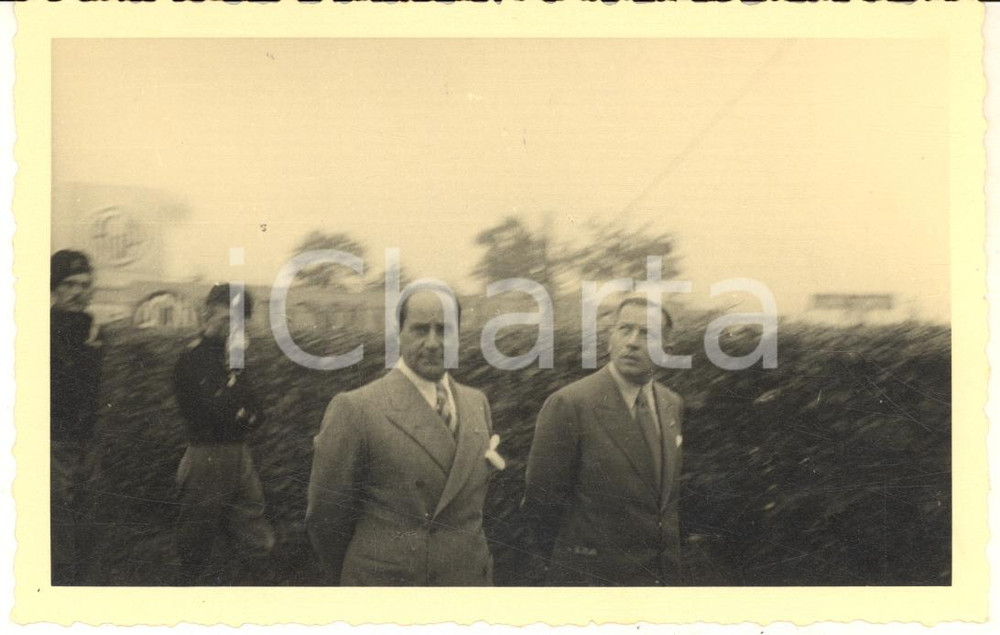 Fotografia d epoca originale 1933 AUTOMOBILISMO MONZA Gran Premio d Italia  Achille STARACE  Foto 14x9 cm 1