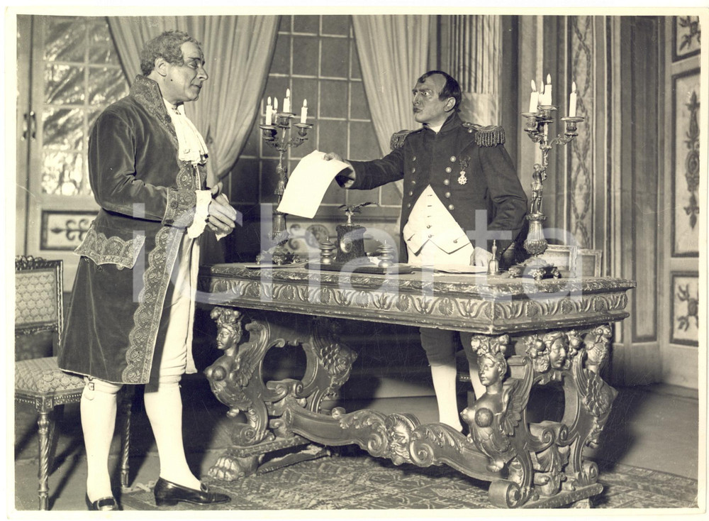 Fotografia d epoca originale 1932 ROMA TEATRO Campo di Maggio  Corrado RACCA nel ruolo di Napoleone 8 1