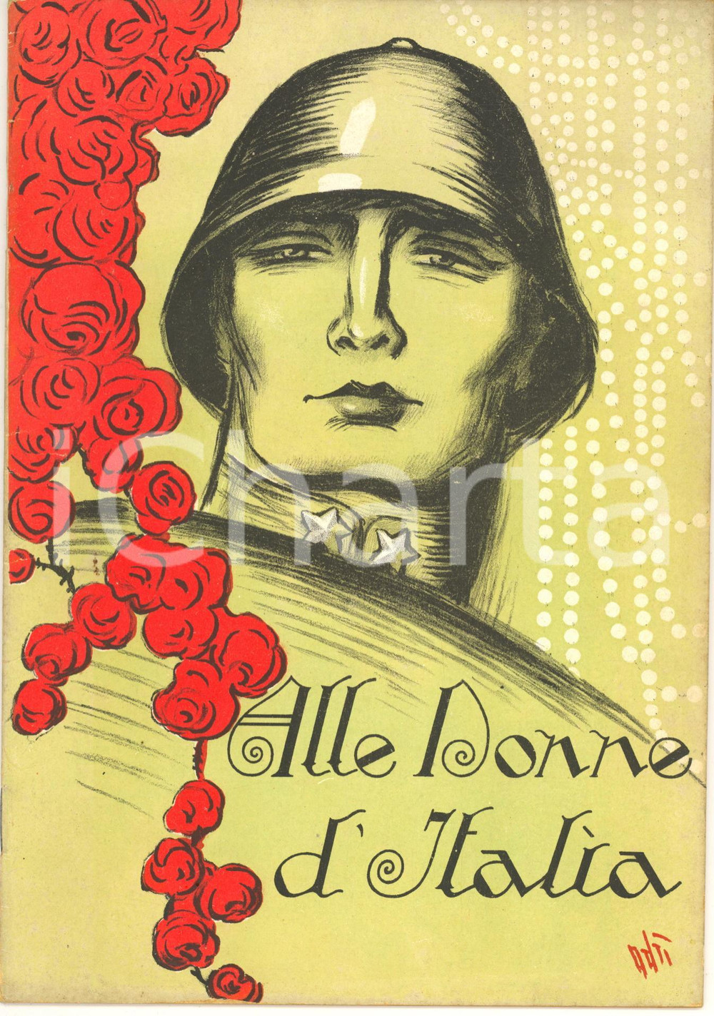 Libro, pubblicazione d epoca 1918 WW1 Alle donne d Italia  Pubblicazione pro Prestito Consolidato 16 pp. 1