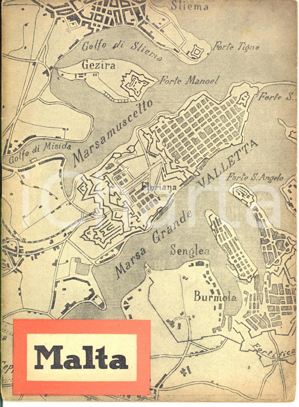 Libro, pubblicazione d epoca 1940 AA.VV. Malta  Storia e questione italiana  Libretto PROPAGANDA 32 pp. 1