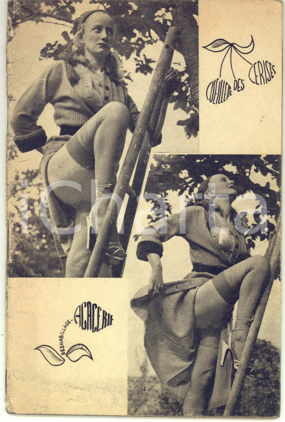 Giornale, rivista storica 1952 PARIS TABOU Revue Ã©rotique  Femmes nues  Naked women  63 pp. 1