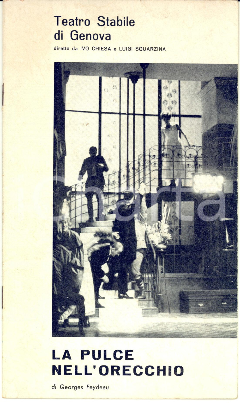 1966-67 Teatro Stabile di GENOVA - La pulce nell'orecchio - Programma