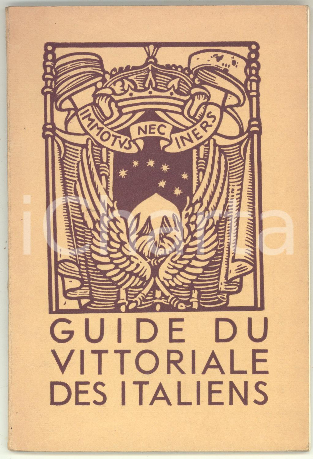Libro, pubblicazione d epoca 1950 Antonio BRUERS Le Vittoriale des Italiens  Guide resumÃ© 72 pp. 1