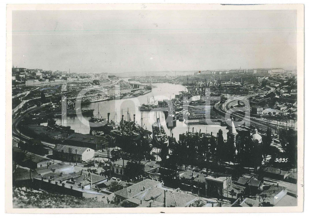 Fotografia d epoca originale 1942 WW2 SEVASTOPOL URSS View of the city  Photo 18x13 cm 1