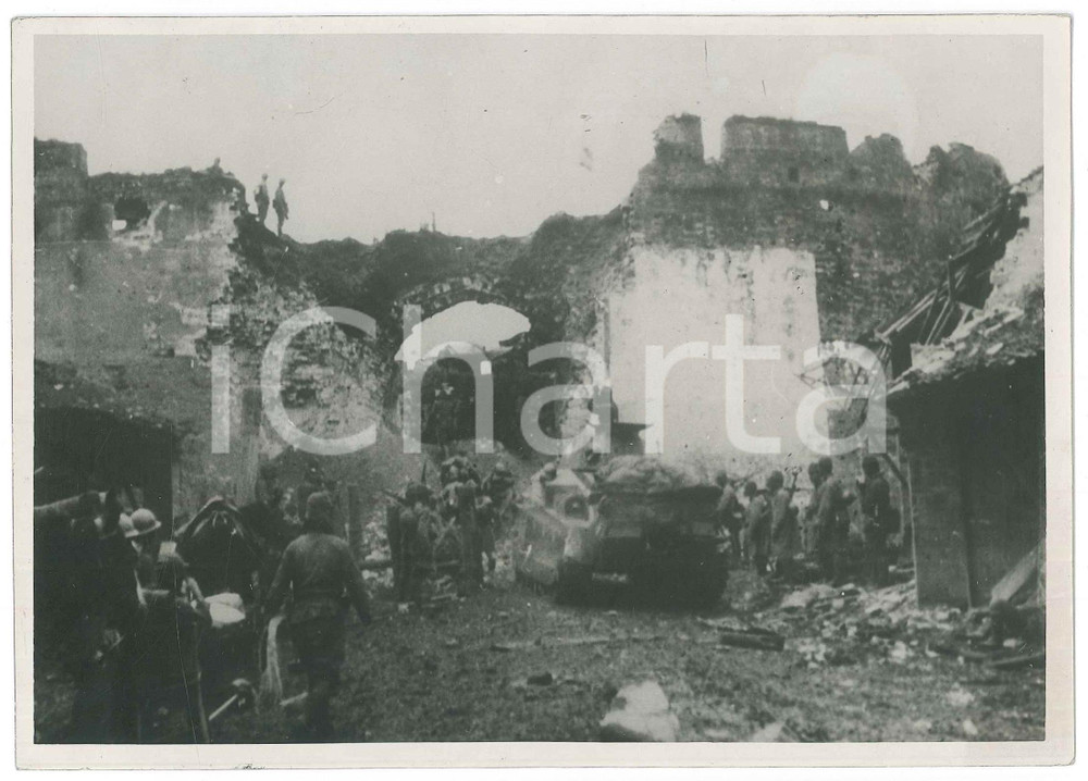 Fotografia d epoca originale 1938 CHINA Sinojapanese war  SINYANG  Ingresso fanterie giapponesi Foto 1