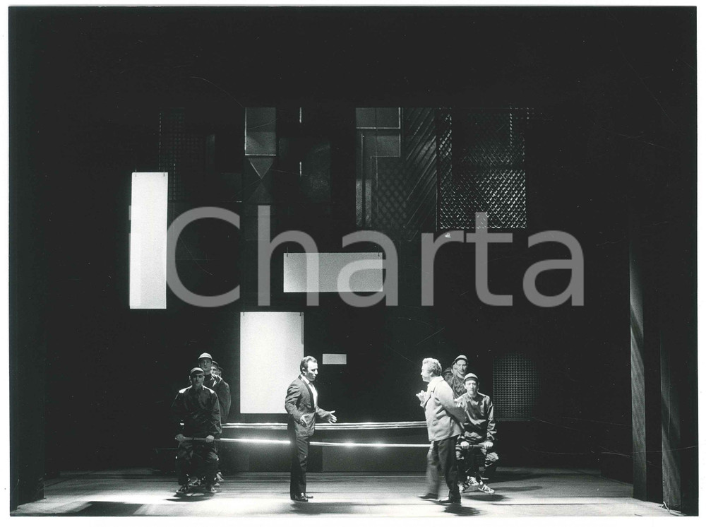 Fotografia d epoca originale 1965 MILANO TEATRO Piccola Scala Atomod  G. MANZONI  Foto di scena 1 1