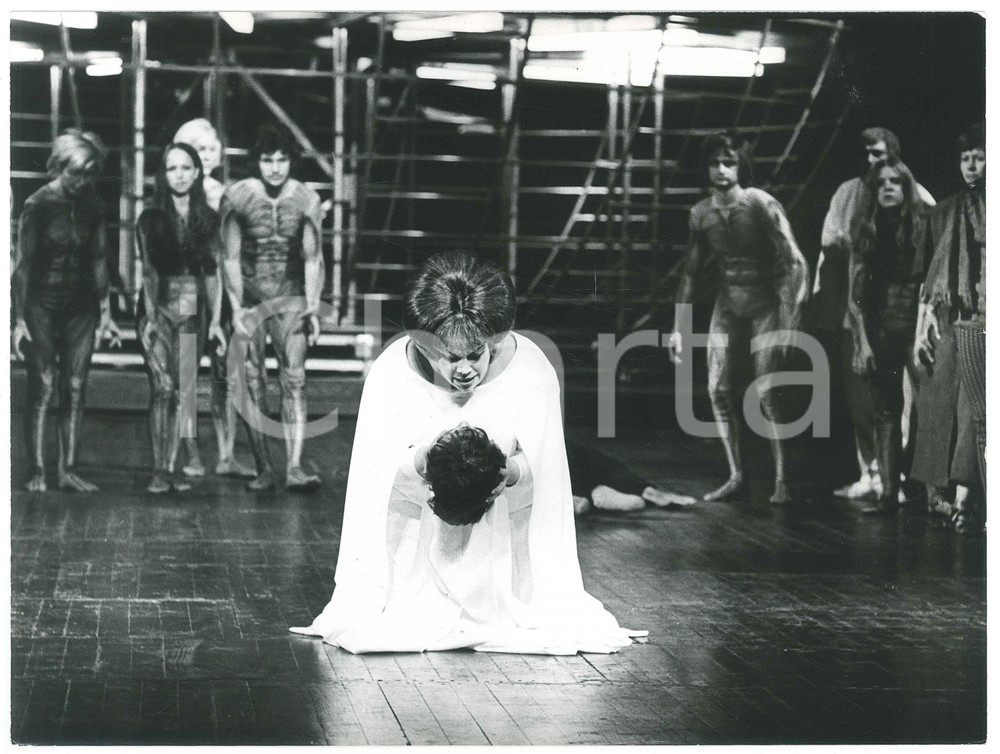 Fotografia d epoca originale 1971 Theater BONN  Rachel MATHES Pentheus di F. Valdambrini  Foto 24x18 cm 1