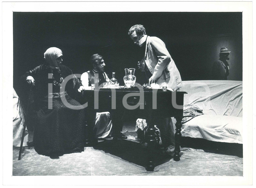 Fotografia d epoca originale 1982 FIRENZE TEATRO NICCOLINI Ivanov di CECHOV  Regia CECCHI  Foto 1