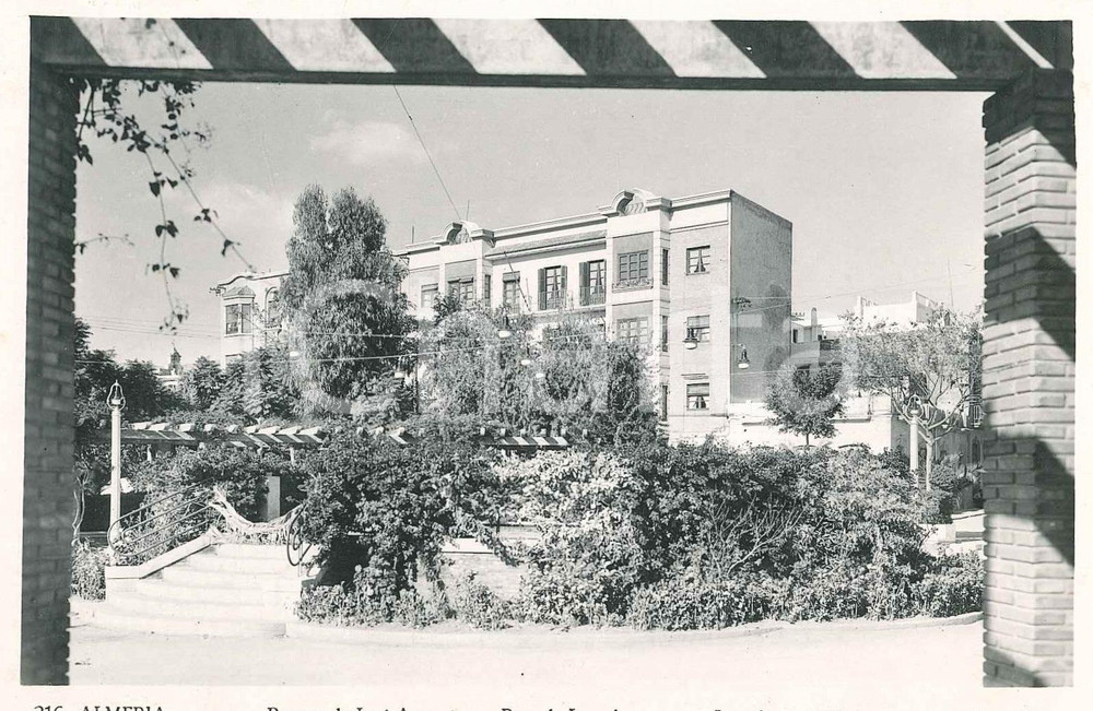 Cartolina originale da collezione 1930 ca ALMERIA  SPAGNA Parco JosÃ¨ Antonio  Cartolina FP VG 1