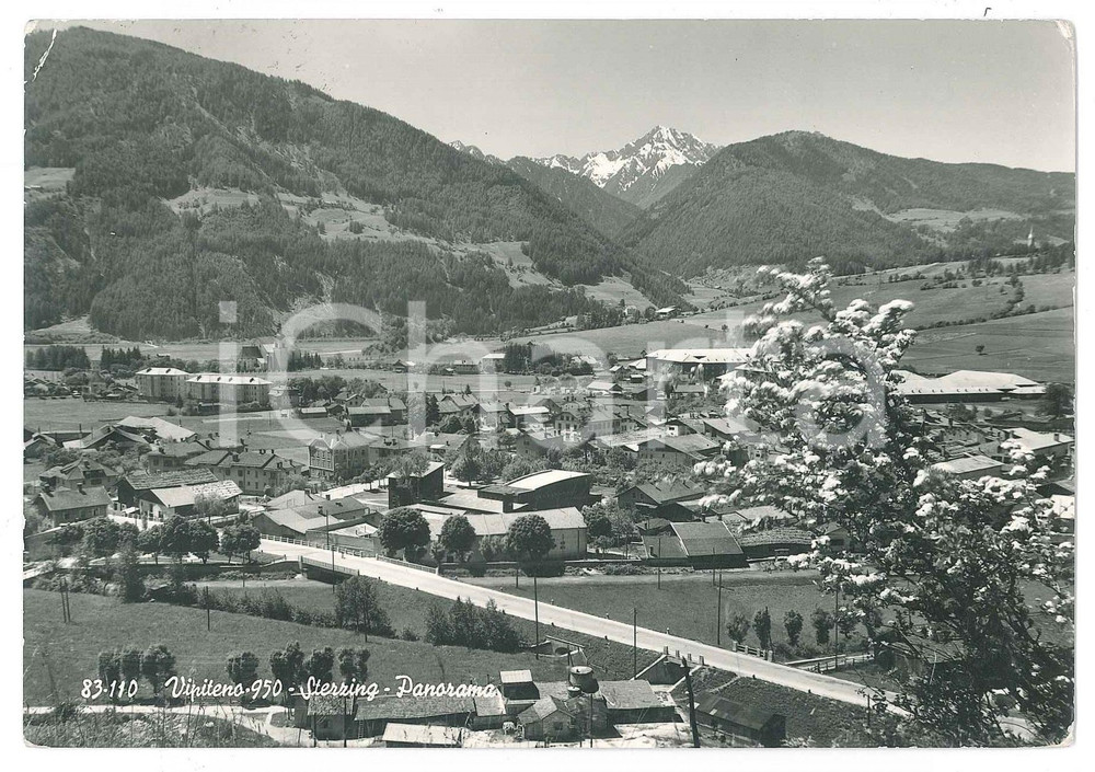 Cartolina originale da collezione 1960 VIPITENO  STERZING Panorama del paese  Cartolina FG VG 1