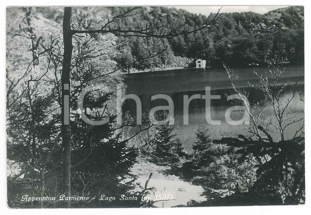 Cartolina originale da collezione 1964 CORNIGLIO  Lago Santo Parmense  Cartolina FG VG 1