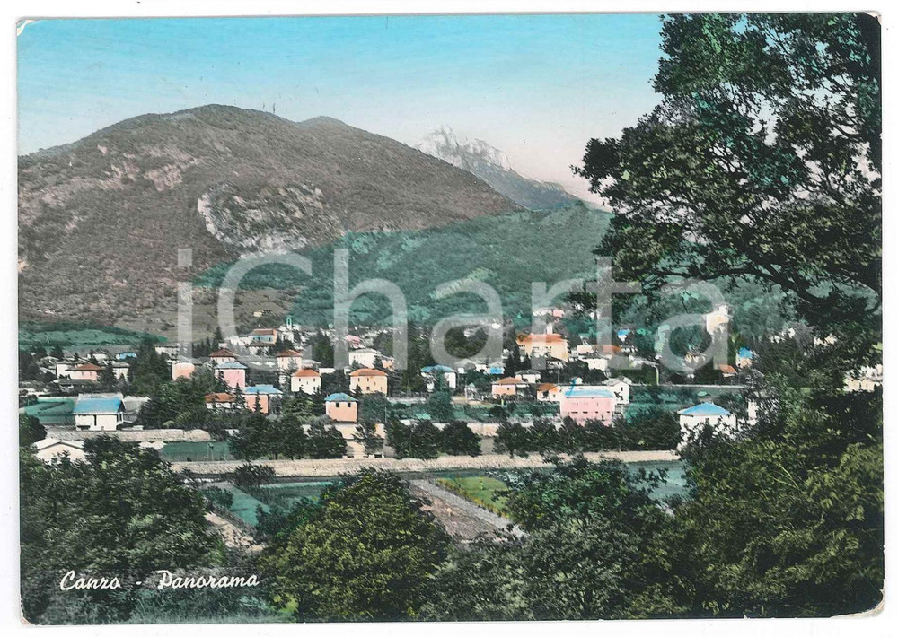 Cartolina originale da collezione 1962 CANZO CO Panorama del paese  Cartolina FG VG 1