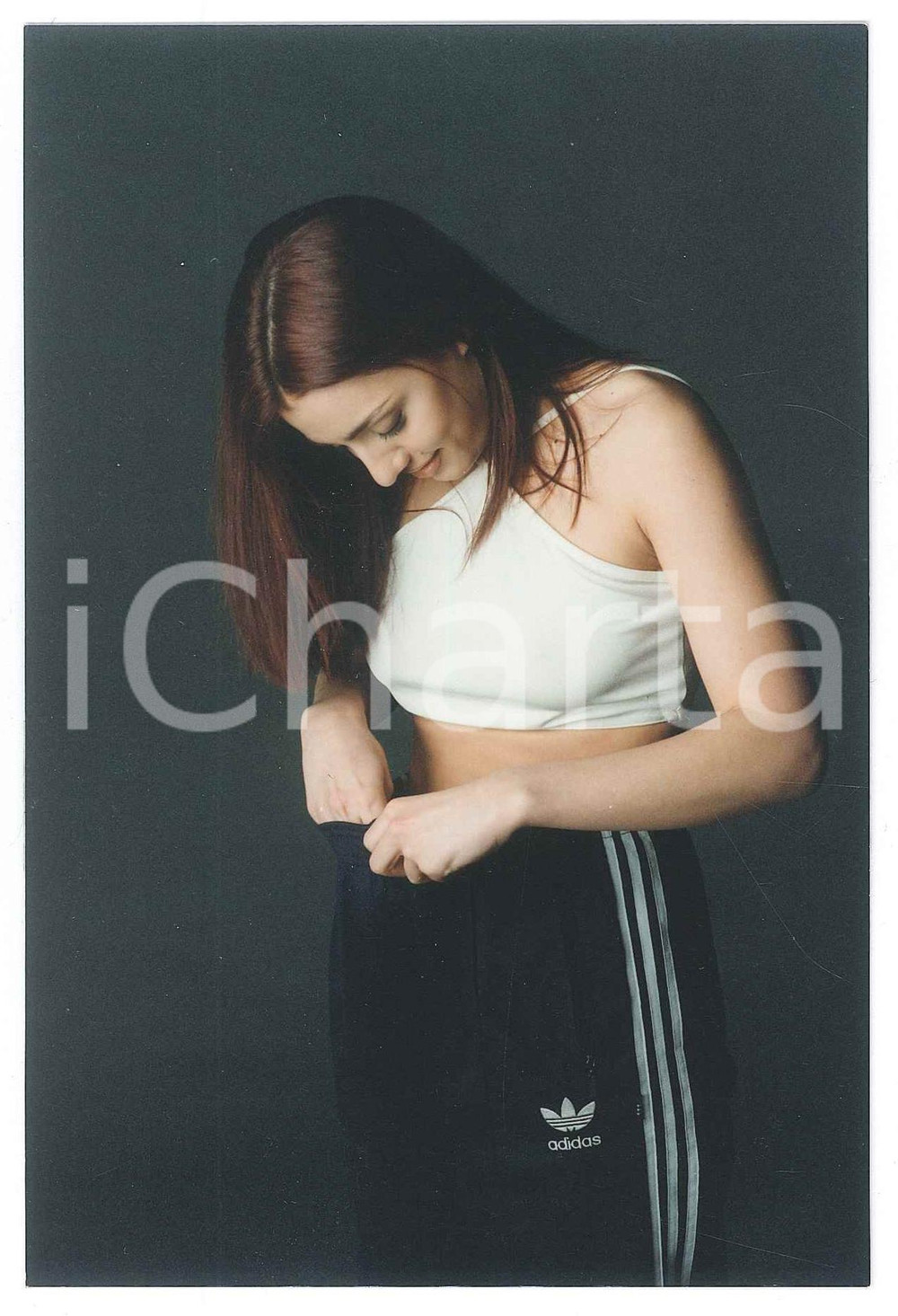 Fotografia d epoca originale 1995 ca COSTUME Ambra ANGIOLINI  Ritratto sportivo  Foto 10x15 cm 3 1