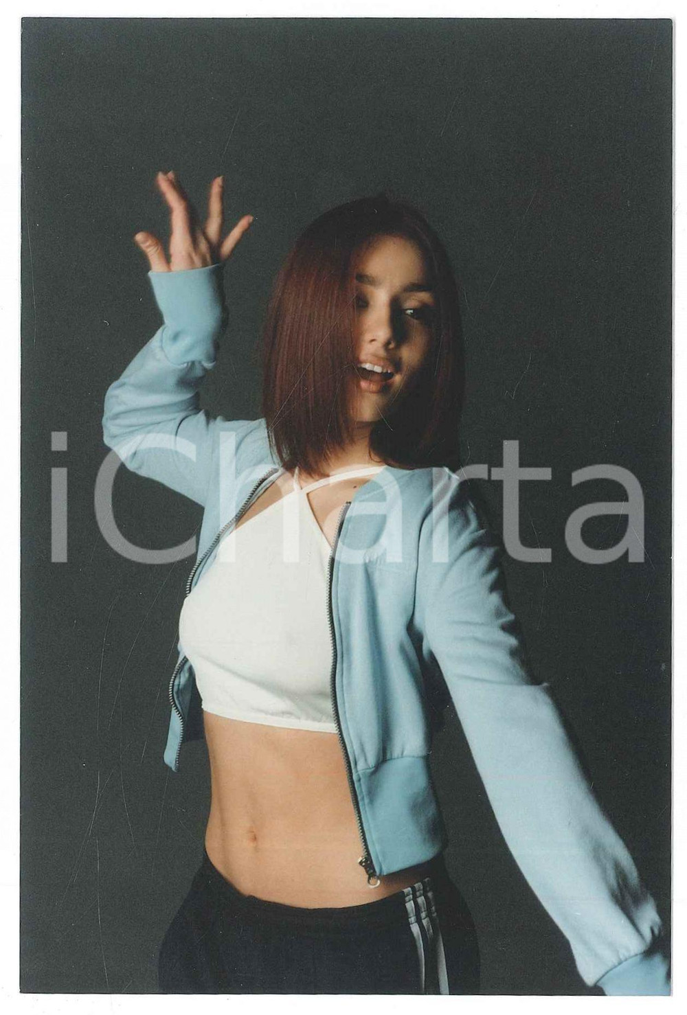 Fotografia d epoca originale 1995 ca COSTUME Ambra ANGIOLINI  Ritratto sportivo  Foto 10x15 cm 5 1