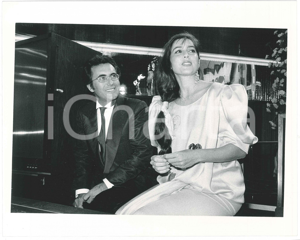 Fotografia d epoca originale 1987 FESTIVAL DI SANREMO  Al BANO Romina POWER in platea  Foto 1