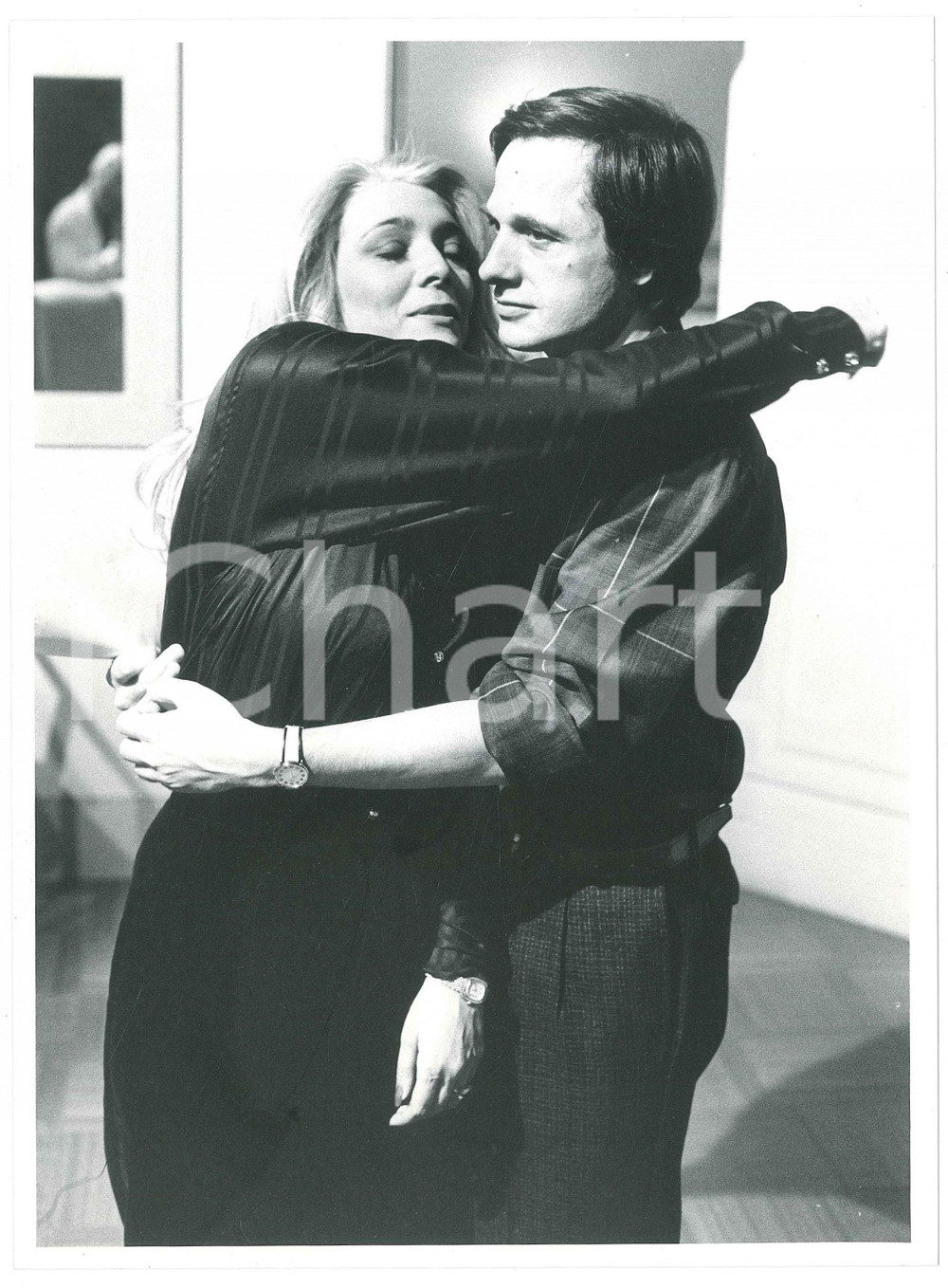 Fotografia d epoca originale 1986 RAI CINEMA Atelier  Lino CAPOLICCHIO Mara VENIER 2 Foto 1