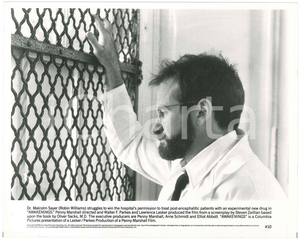 Fotografia d epoca originale 1990 CINEMA Film Awakenings  Robin WILLIAMS Dr. Sayer  Foto 1