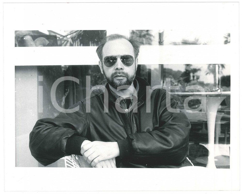 Fotografia d epoca originale 1988 CANNES Robert VAN ACKEREN al Festival del Cinema  Foto 24x18 cm 1
