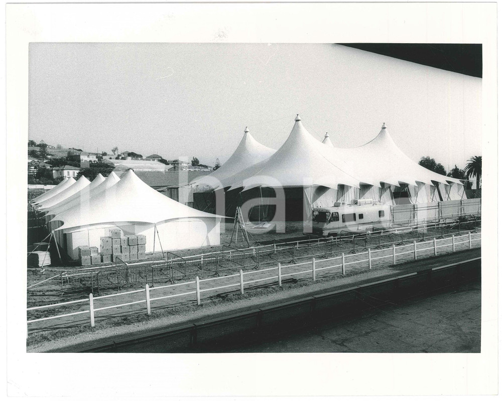 Fotografia d epoca originale 1985 ca SANREMO  Veduta del PALAROCK  Esterno 1 Foto 25x20 1